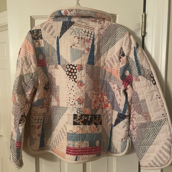 NWT Sea NY Linden patchwork floral-print coat - Picture 5 of 9